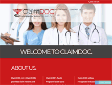Tablet Screenshot of claim-doc.com